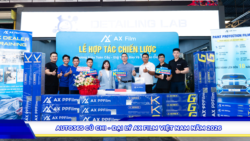 Auto365 Củ Chi - Đại Lý AX Film Việt Nam năm 2026